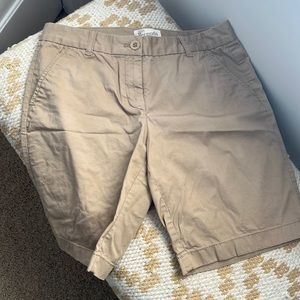 Khaki bermudas from J Crew